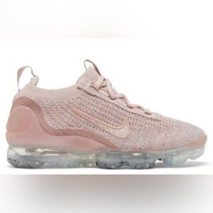 NIKE Air VaporMax 2021 Flyknit "Pink Oxford' Running Shoes Size 8